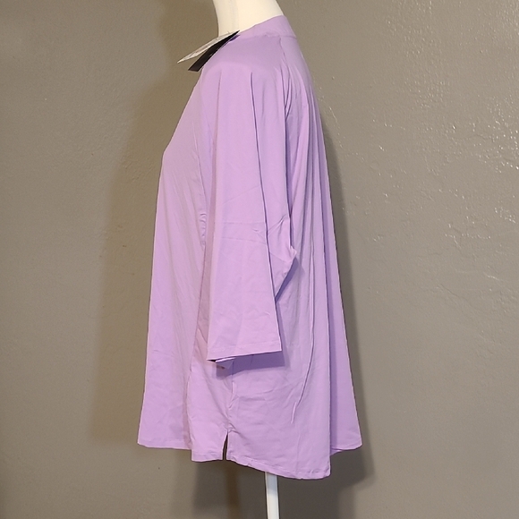 Baleaf Lavender Women's Athletic Top NWOT Size 3XL 3/4 Sleeve - Picture 2 of 11
